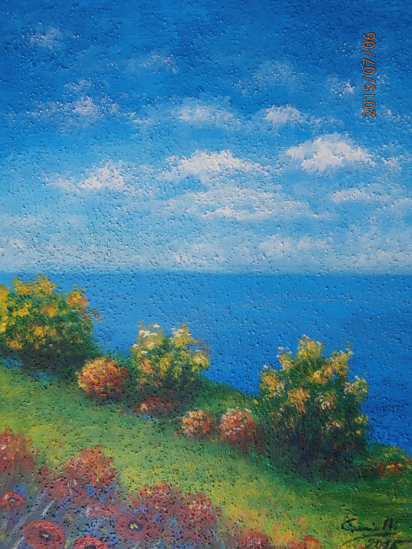 Scorcio Calabro -  Acrilico su tela cm.40 x 30