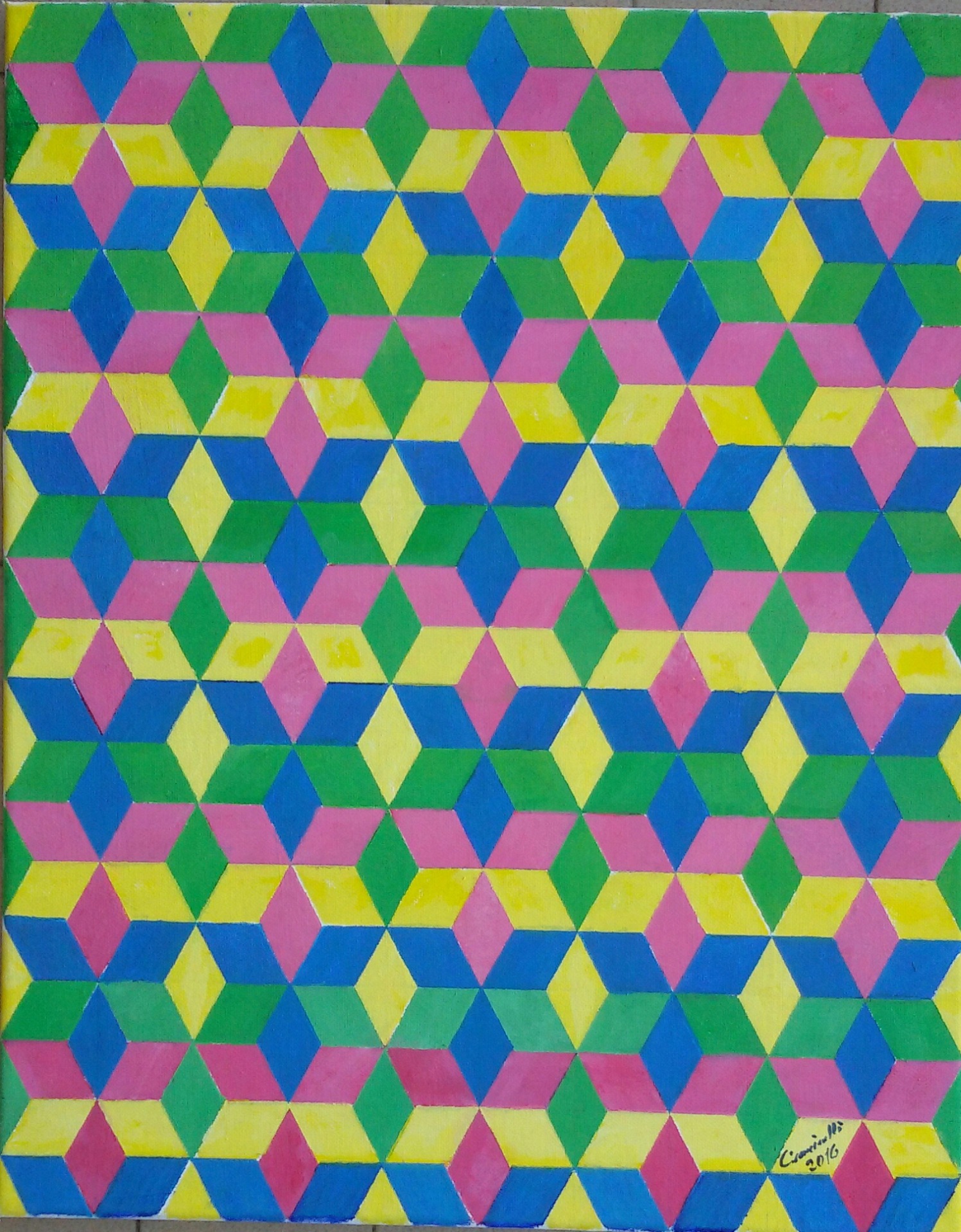 Giochi Geometrici Astratti  cm.40 x 50