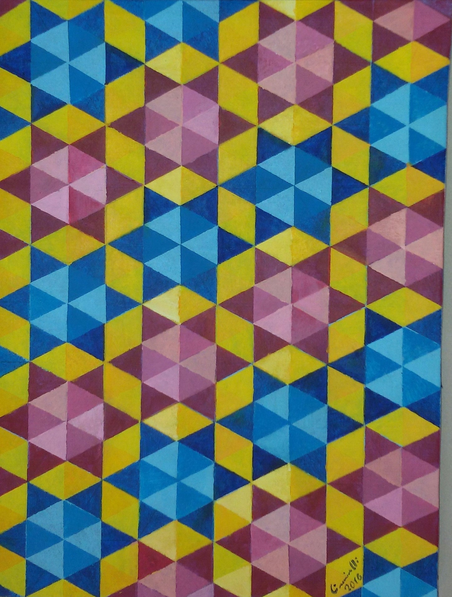 Giochi Geometrici Astratti  cm. 50x40