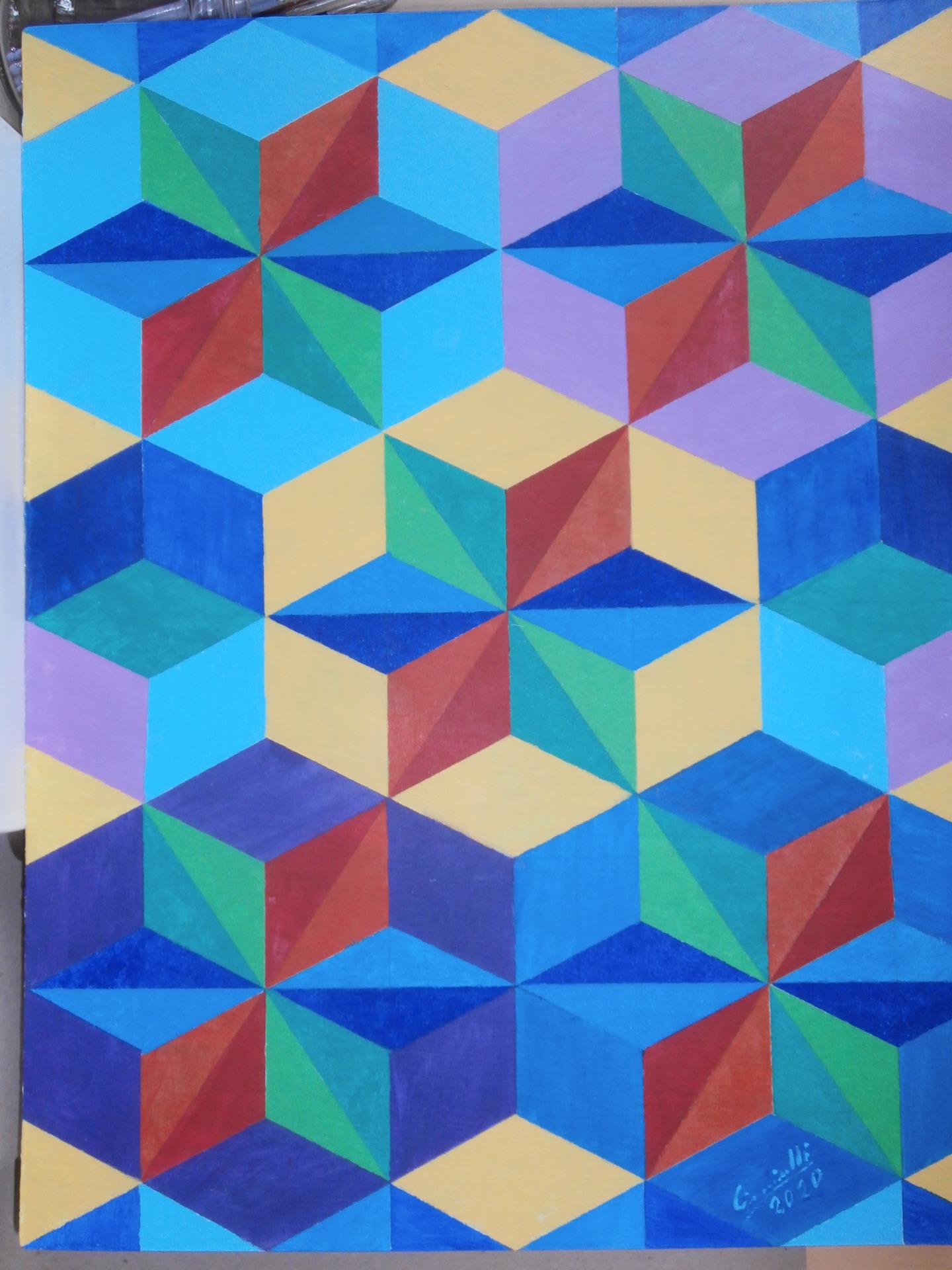 Giochi Geometrici Astratti cm.40x50