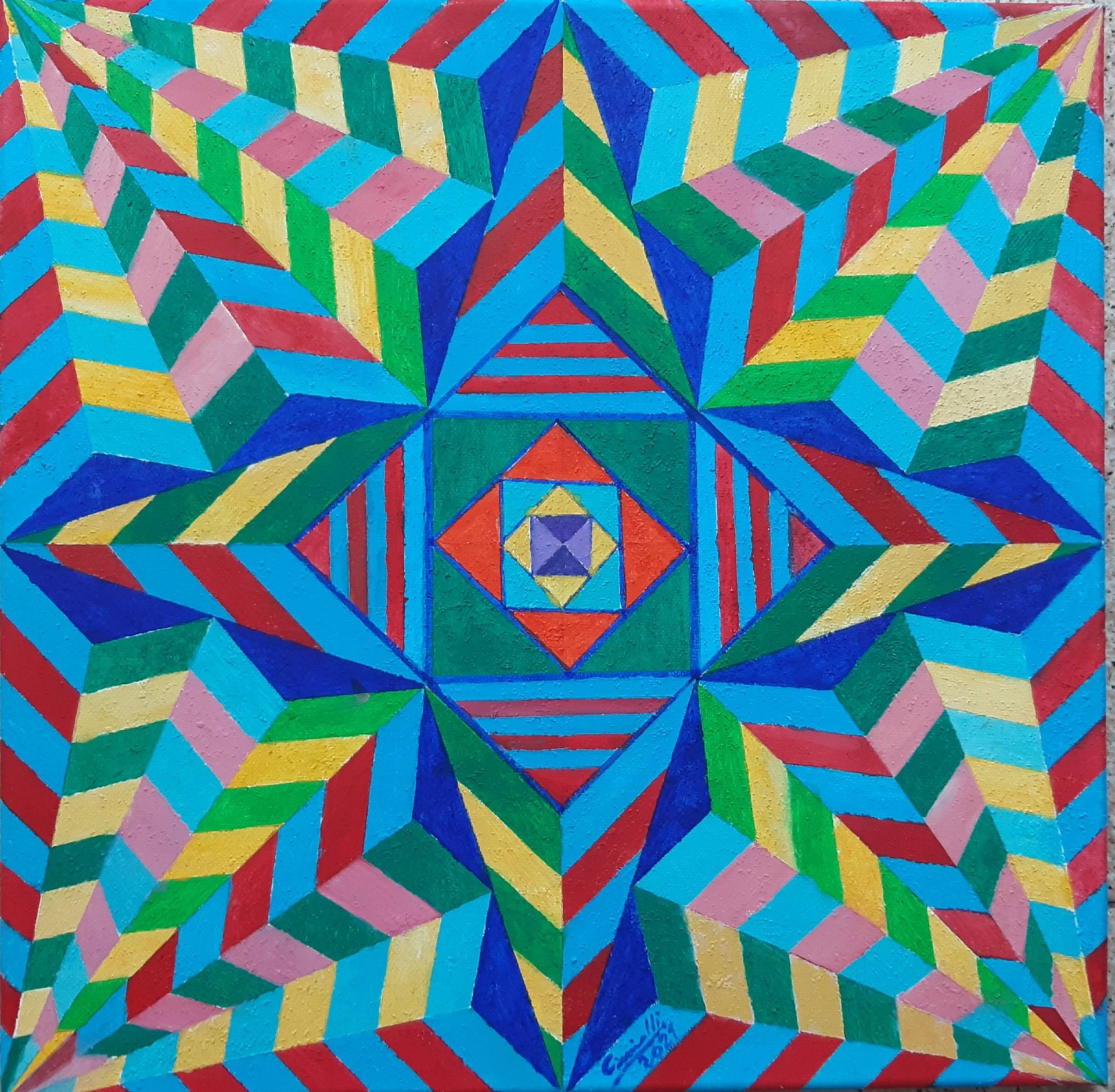 Giochi Geometrici Astratti 40x40